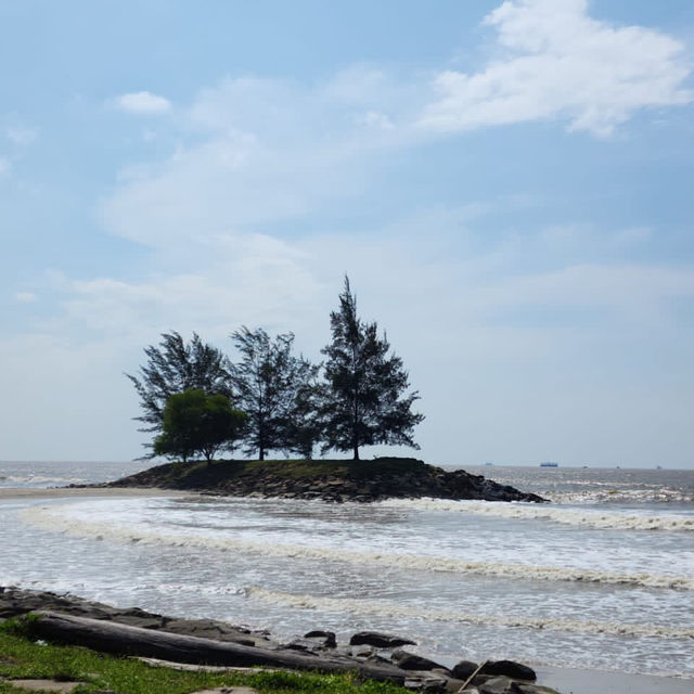 Famous beach in Sarawak