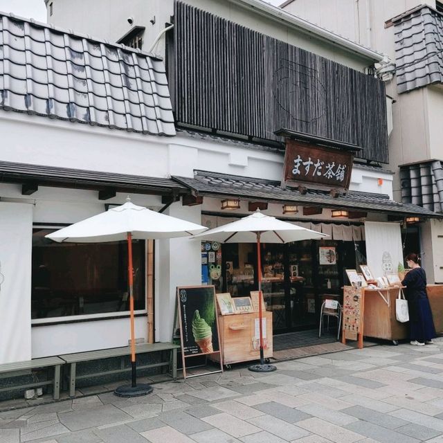 宇治抹茶クリームソーダ　ますだ茶舗