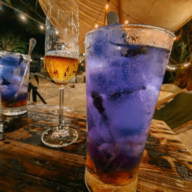 森林與篝火的夜晚 花蓮鹽寮秘境餐廳-賣火柴的餐桌