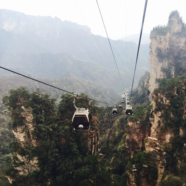 Avatar mountains in Zhangjiajie 