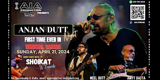 ANJAN DUTT NIGHT - WINDSOR | Caboto Club, Parent Avenue, Windsor, ON, Canada