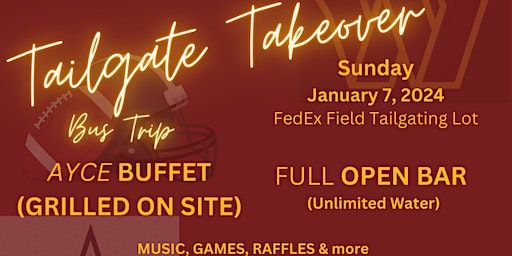 Tailgate & Tickets Bus Trip - Cowboys vs. Commanders | FedEx Field