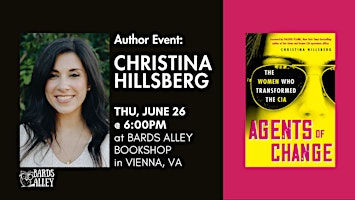 Author Event: Christina Hillsberg | AGENTS OF CHANGE | Bards Alley Bookshop