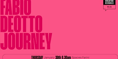 Creative Mornings Lecture Breakfast on Journey | Spaces - Milan, Spaces Piazza Vetra