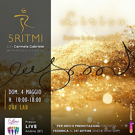 5RITMI® LIRICO • DayLab a Andria | Contrada Morgigni