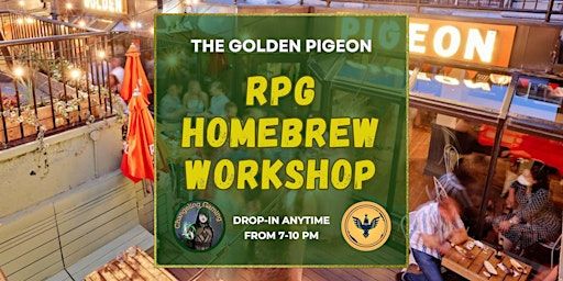 RPG Homebrew Writing Workshop at The Golden Pigeon in Cabbagetown Toronto | The Golden Pigeon Beerhall