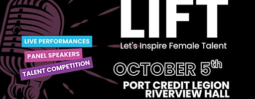 Let's Inspire Female Talent (LIFT) | Port Credit Royal Canadian Legion