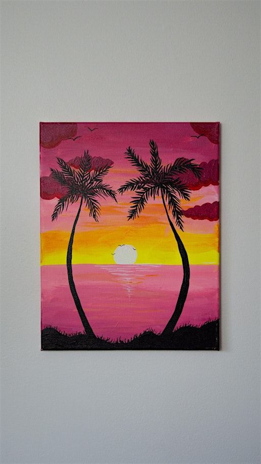 Sip & Paint: Island Sunset | Everything Wine