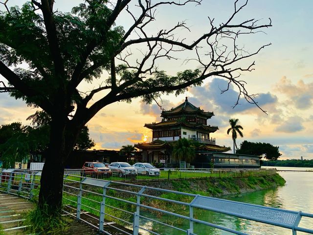 高雄鳥松景點-澄清湖觀夕平台