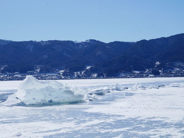 【長野】数年に一度の絶景✨諏訪湖の御神渡り