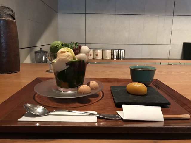 福岡で人気の和菓子を味わえるカフェ