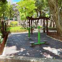 社區裡的悠閒公園｜東豐公園｜炎炎夏日遮陽乘涼的好去處
