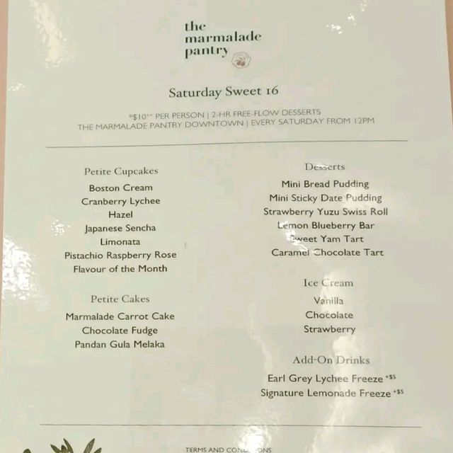 Free-flow Sweet Treats 