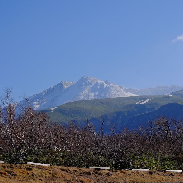 積雪の鳥海山