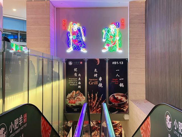 Quirky pop art fixtures at Orchard Malls