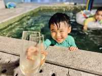 私人海景 jacuzzi, 玩水放題！