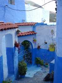 Blue city in Morocco