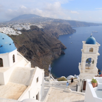 Santorini - romantic island yet relaxing