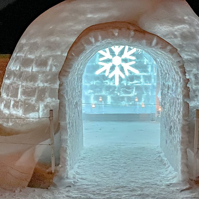 夜の然別湖コタン