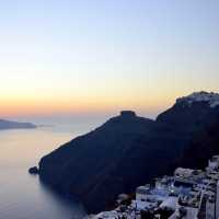 希臘Santorini 🔶Fira藍頂教堂