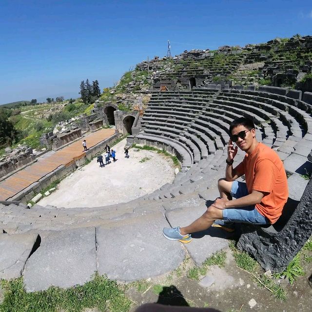 The Roman Western Theatre of Umm Qais.