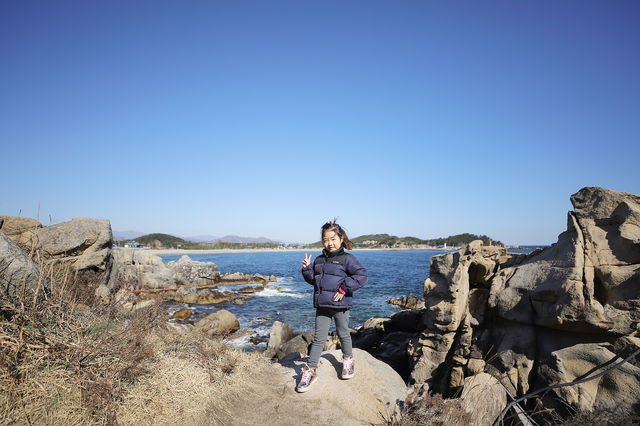 고성 문암해변 아이들과 놀기 좋았던곳