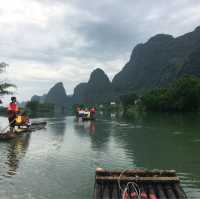 Bamboo Rafting in Guilin