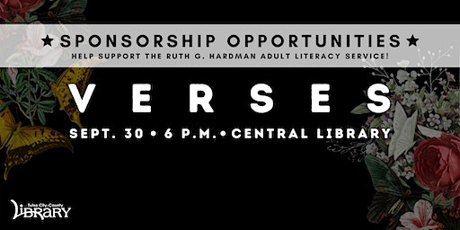 VERSES: Sponsorship Opportunities- DEADLINE 8/25 (Tulsa) | Central Library