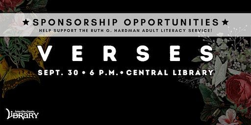 VERSES: Sponsorship Opportunities- DEADLINE 8/25 (Tulsa) | Central Library