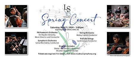 Loudoun Symphony Youth Orchestra Spring Concert | Lightridge High School