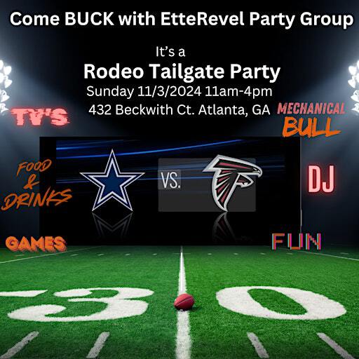 Falcons v/s Cowboys Tailgate Party | 432 Beckwith Ct SW