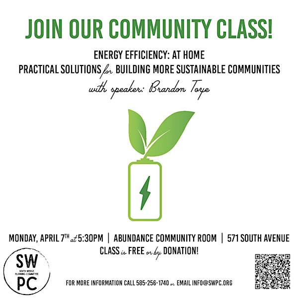 Energy Efficiency: At Home | Abundance Food Co-op