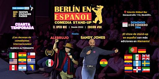 Berlín en Español Comedia Stand-up OPEN MIC #60 - Temporada 4 | Valentin Stüberl