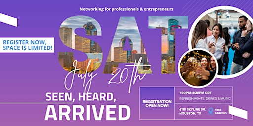 Seen, Heard, Arrived Networking | 6115 Skyline Dr