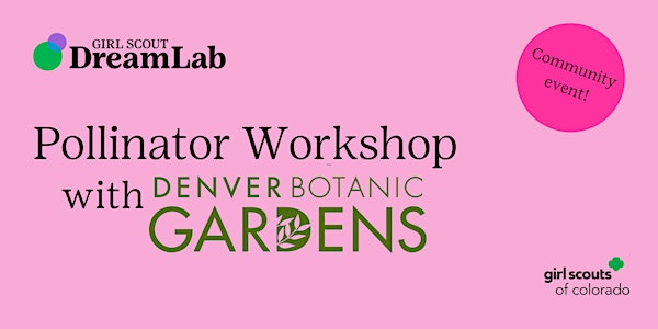 Pollinator Workshop with Denver Botanic Gardens | Girl Scout DreamLab