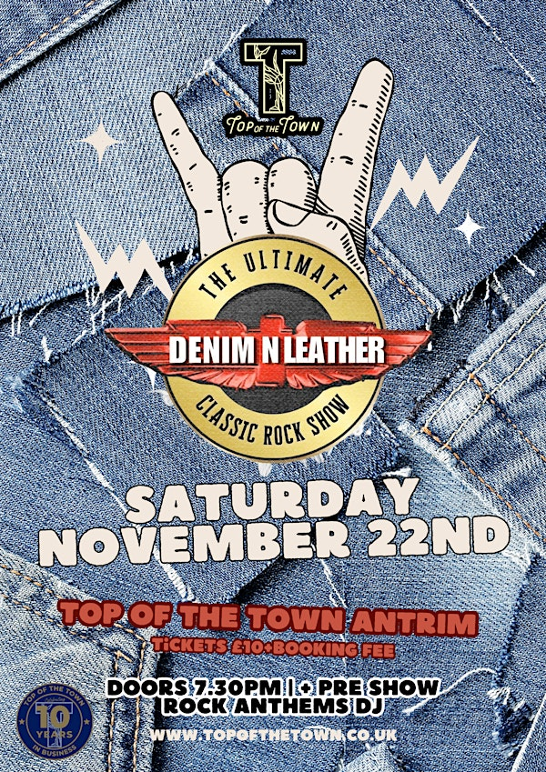 DENIM N LEATHER | Top Of The Town