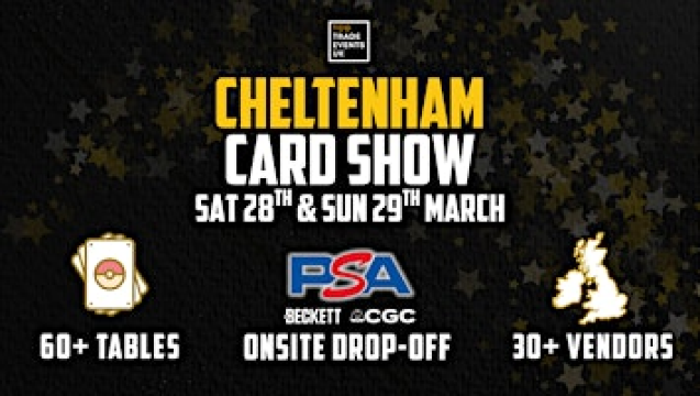 Cheltenham Card Show - March 2026 - 2 Days | Leonardo Hotel Cheltenham