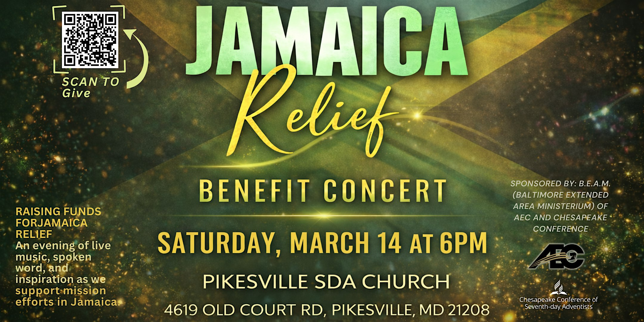 Jamaica Relief Concert | Pikesville International SDA Church