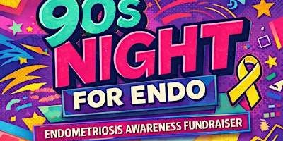 90s Night for Endometriosis | Charity Fundraiser | Mold Ex-Servicemens Club