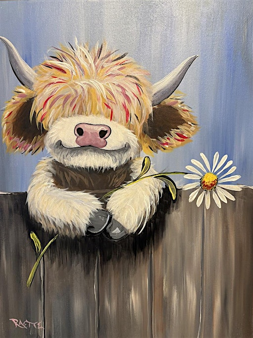 Daisy Cow - Tipsy Brush Painting Party! | Tipsy Brush