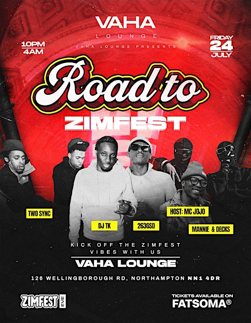 Road to zimfest | Vaha Lounge and Restaurant