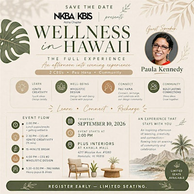 Wellness in Hawaii Design Event | Plus Interiors