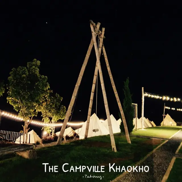 ตั้งแคมป์ ชมวิวเขา ที่ The Camp Ville 