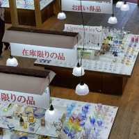 硝子工芸品をお安く「北一硝子アウトレット」
