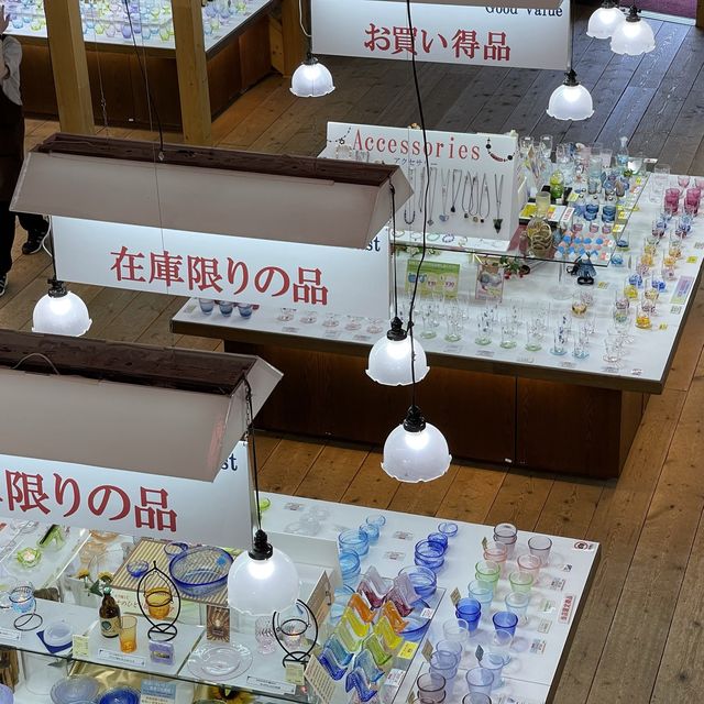 硝子工芸品をお安く「北一硝子アウトレット」
