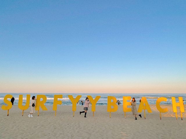 서피비치에서 인생사진 찰칵 🌊💙
