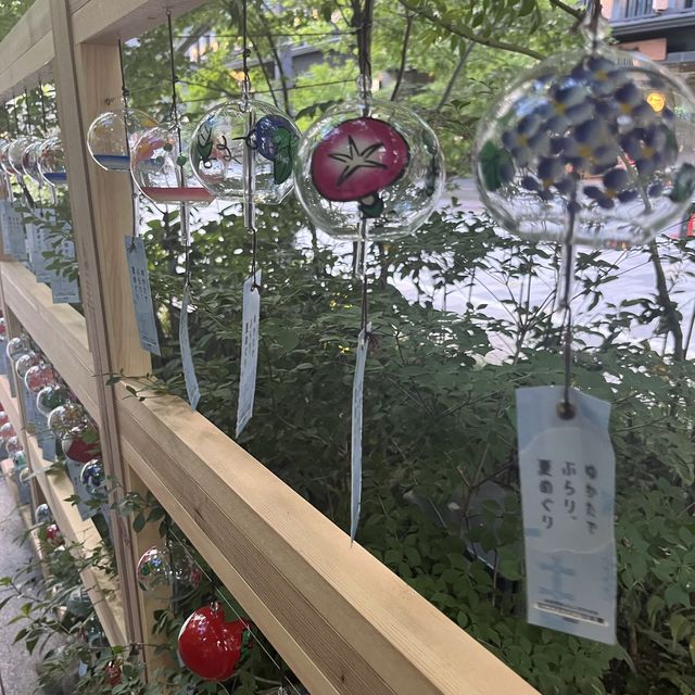 風鈴がステキ🎐な神社