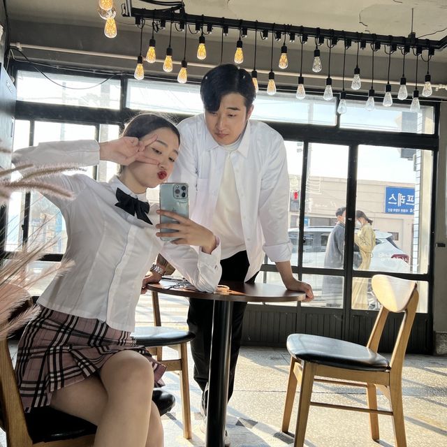 부산 흰여울마을 교복스냅