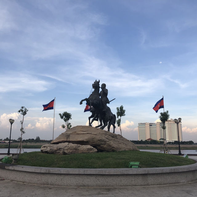 Riverside Park in Phnom Penh 