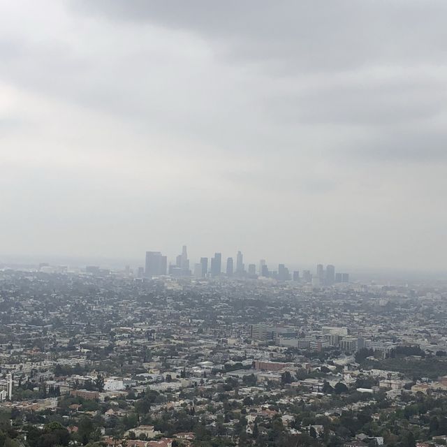 Beautiful view over Los Angeles 